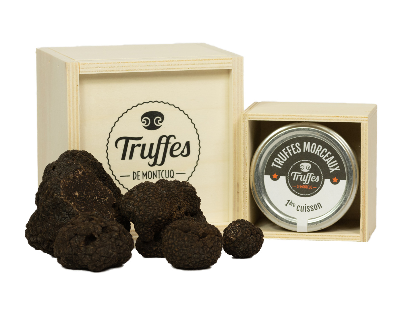 Les Morceaux de Truffes Noires du Périgord, Vente de Bocal Truffe noire