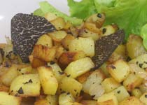 Sauté de pomme de terre à la truffe noire