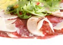 Carpaccio de bresaola et truffe d’été